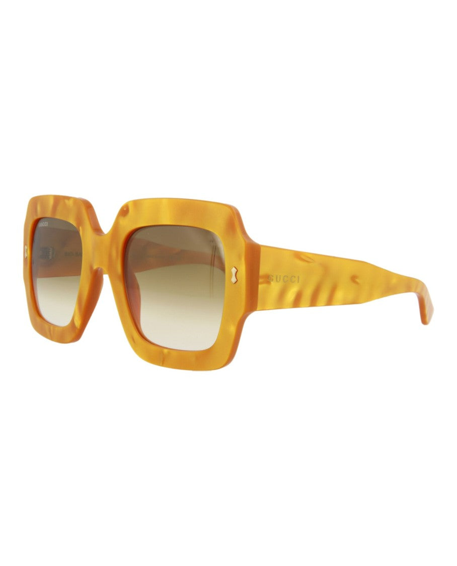 Gucci Square-Frame Bio Acetate Sunglasses