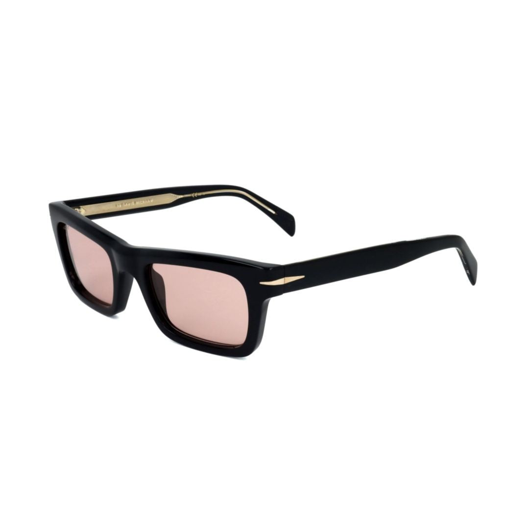 David Beckham Db 7091/S Bold Rectangular Acetate Sunglasses