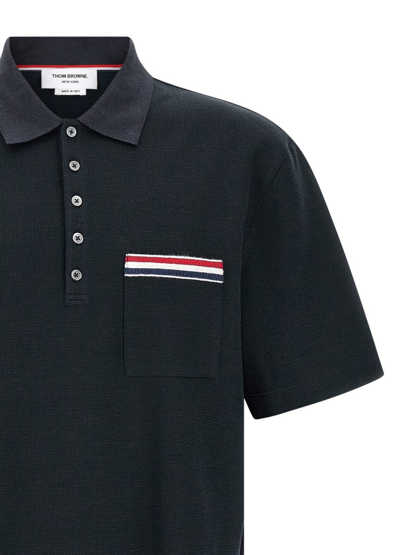 Thom Browne 'Nastro Rwb' Polo Shirt