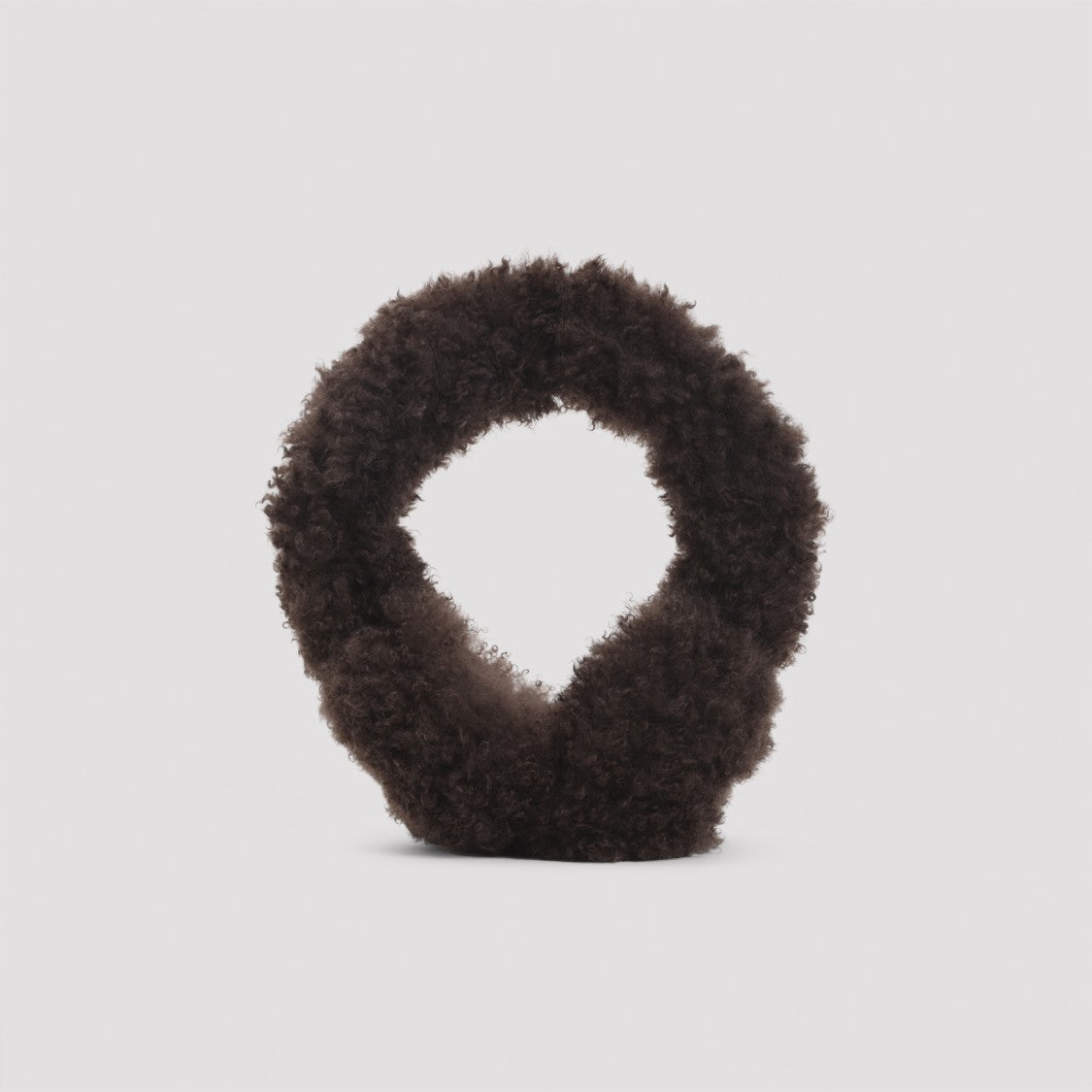 Yves Salomon Brown Lamb Earmuffs
