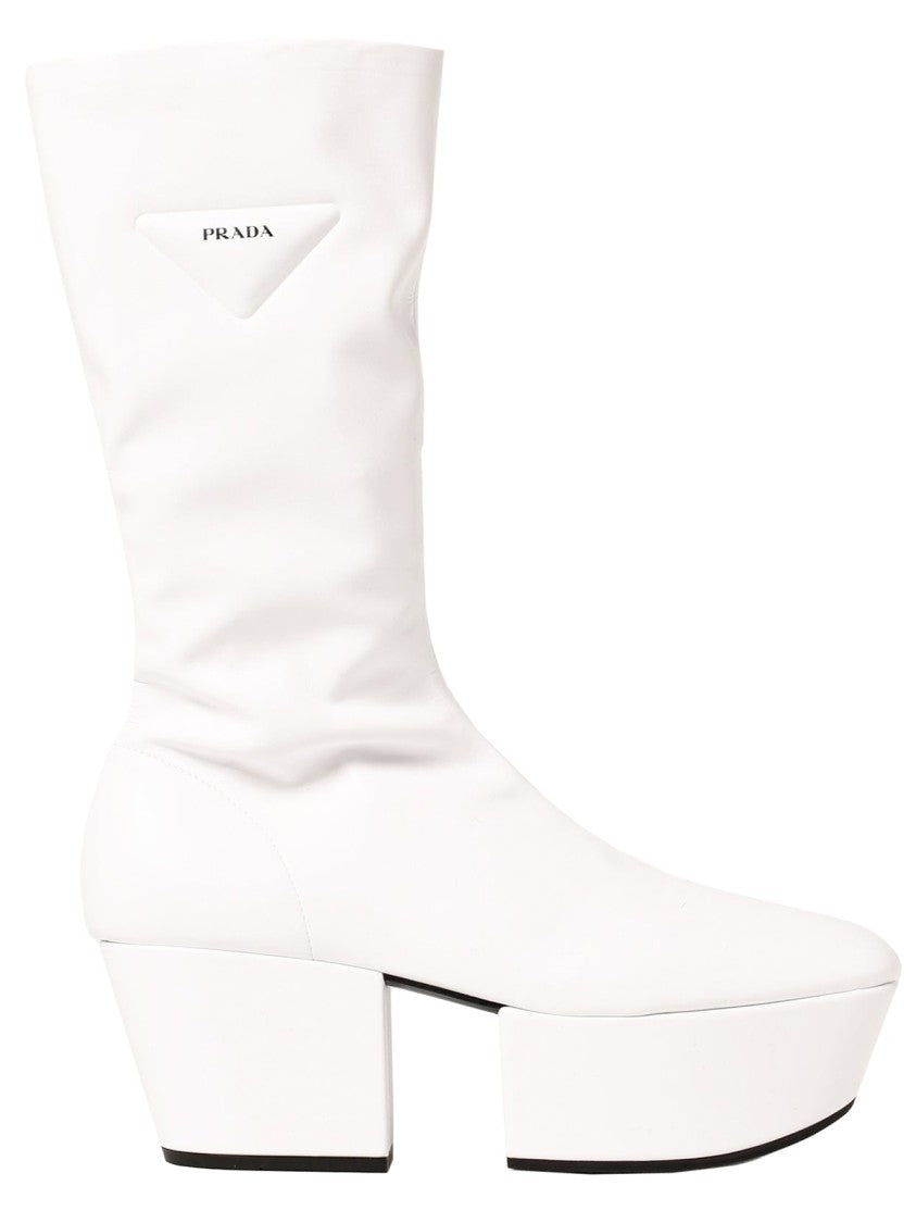 Prada Platform Pull On Boots