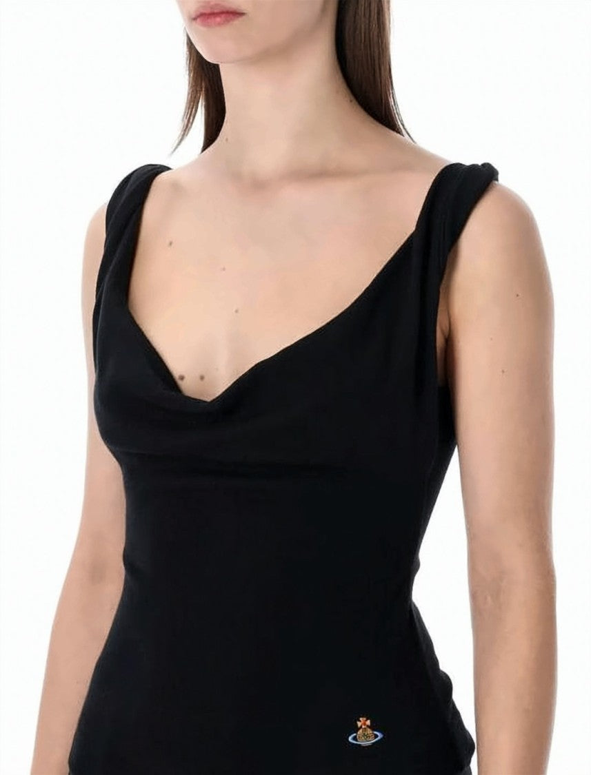 Vivienne Westwood Sleeveless Black Tank Top