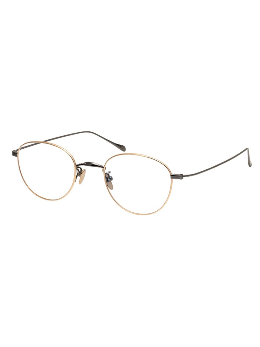 Masunaga Gms/396Bt+ Slim Oval Two-Tone Eyeglasses