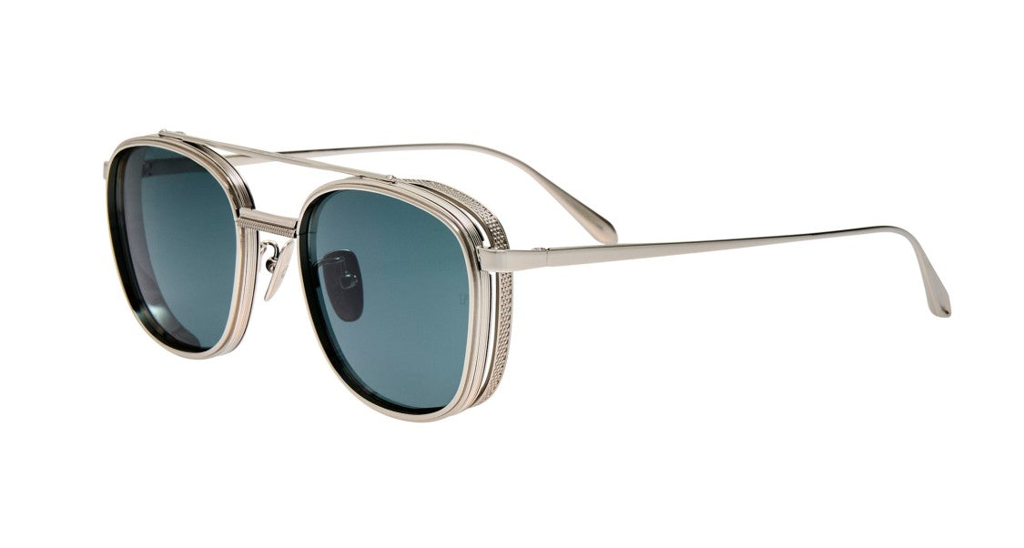 Linda Farrow Lfl Titanium Frame Sunglasses With Oval Lenses