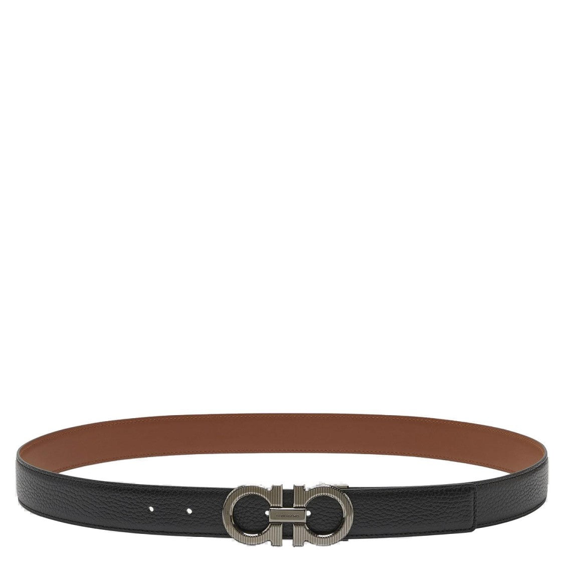Salvatore Ferragamo Leather Embroidered Belt
