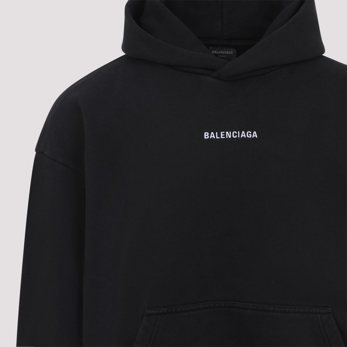 Balenciaga Relaxed-Fit Cotton Hooded Sweatshirt With Design
