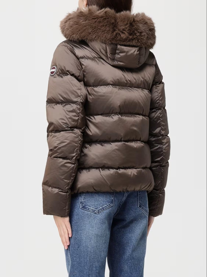 Colmar Originals High-Collar Puffer Jacket With Synthetic Fur Trim