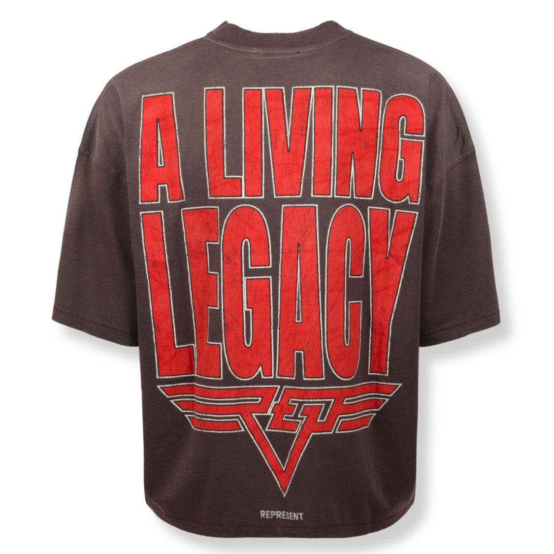Represent Oversized Graphic Printed T-Shirt With Crew Neckline