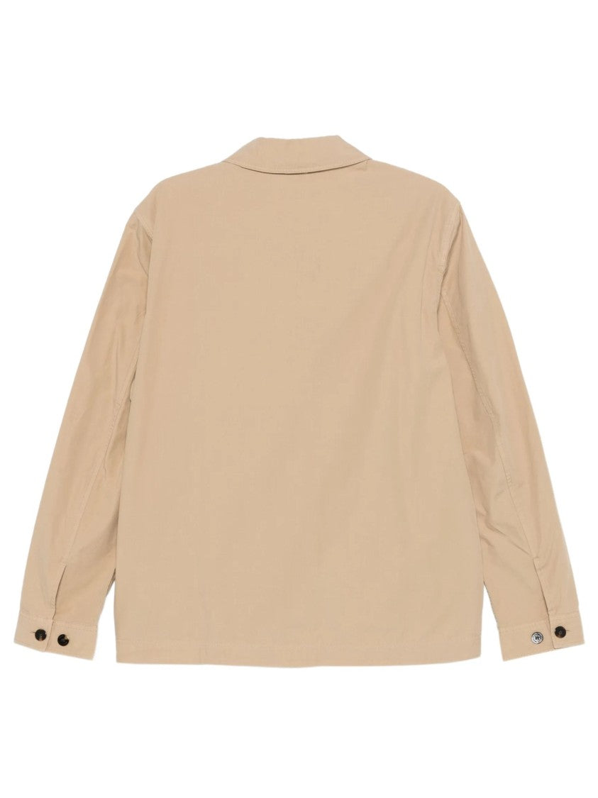 Woolrich Minimalist Cotton Classic Collar Jacket