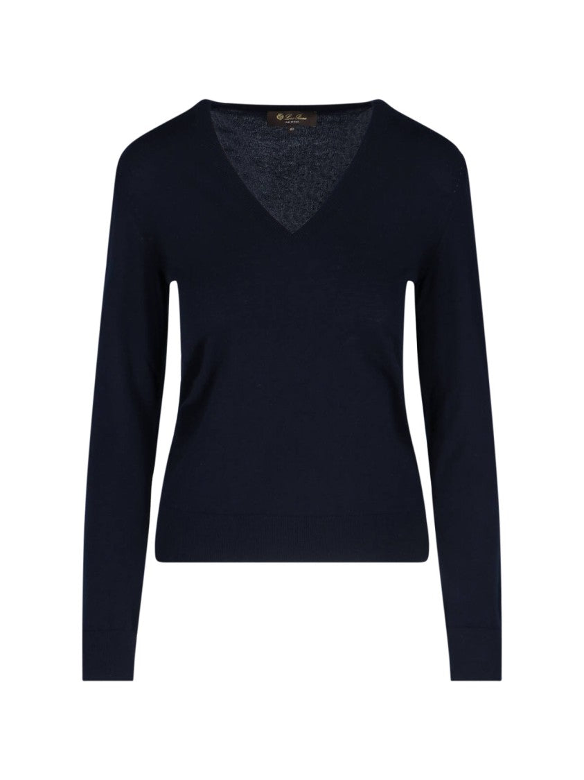 Loro Piana "Neo Piuma" V-Neck Sweater