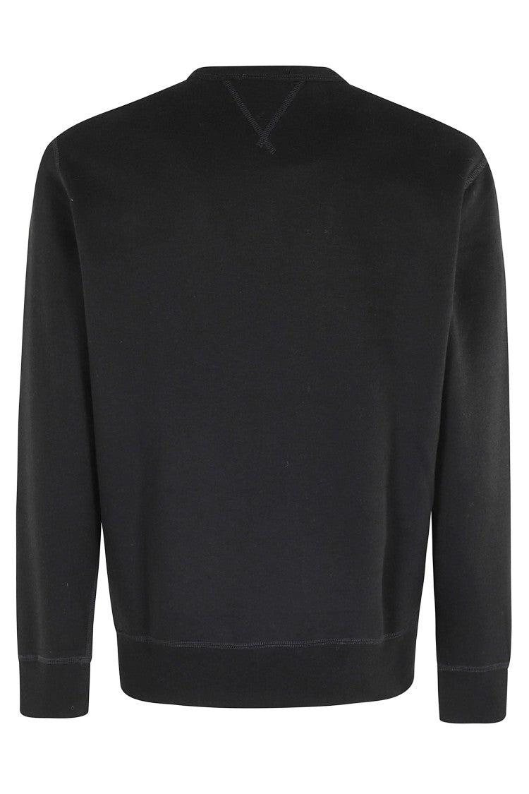 Polo Ralph Lauren Classic Black Sweatshirt With Embroidered Logo Detail
