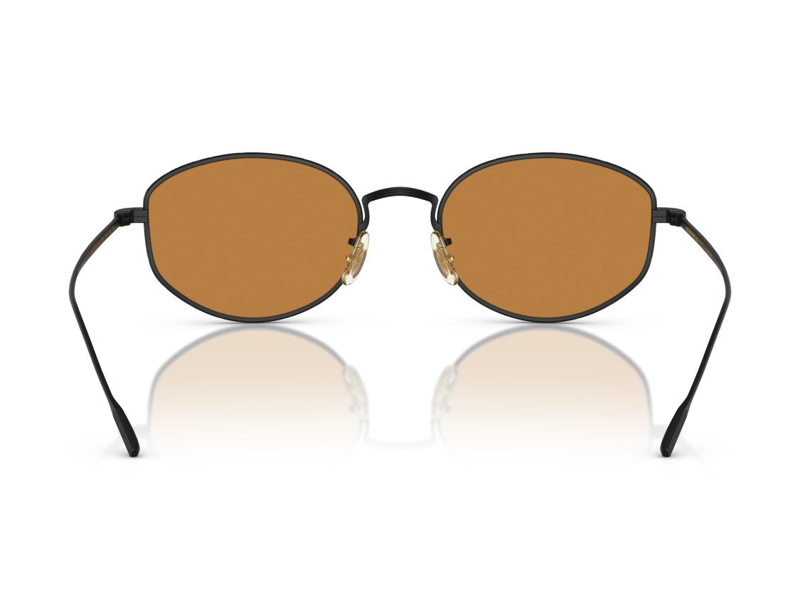 Oliver Peoples 0Ov1347st Black Thin Metal Round Frame Sunglasses