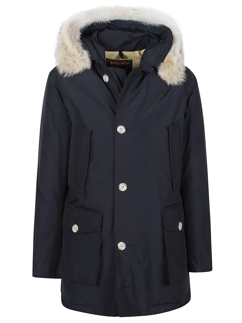 Woolrich Arctic Detachable Fur Hooded Cotton-Blend Parka