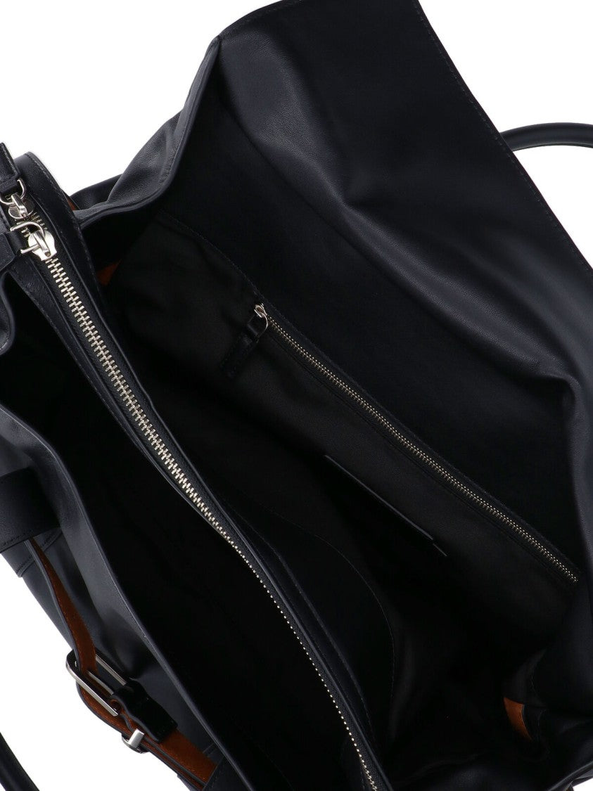 Marc Jacobs Black Dakota Leather Tote Bag