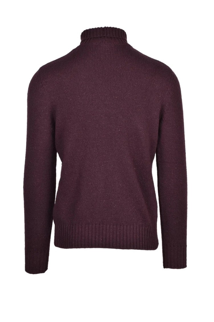 Eleventy High Neck Sweater In Wool