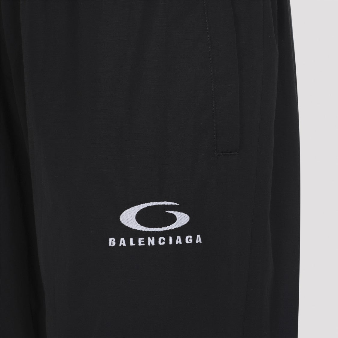 Balenciaga Black Cotton Track Pants