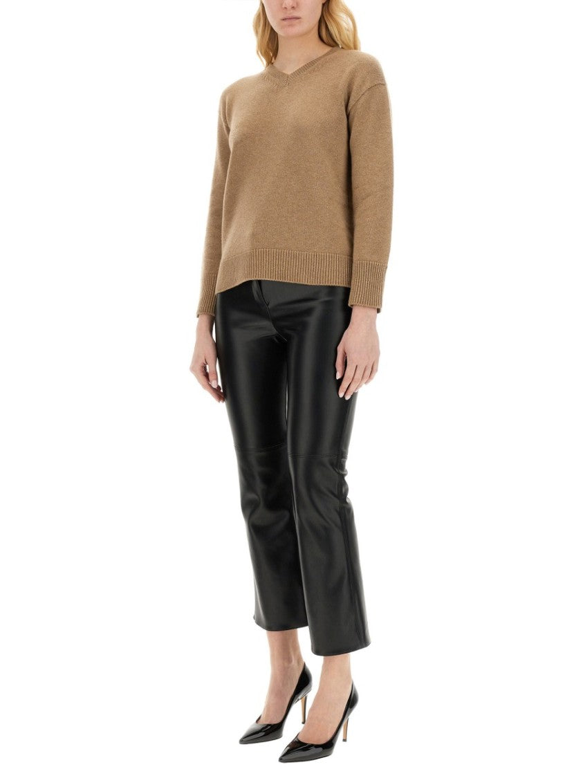 Max Mara V-Neck Sweater Crafted From Premium Cashmere