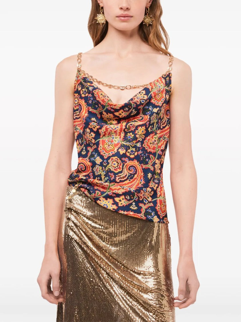 Paco Rabanne Fitted Minimalist Top With Smooth Texture