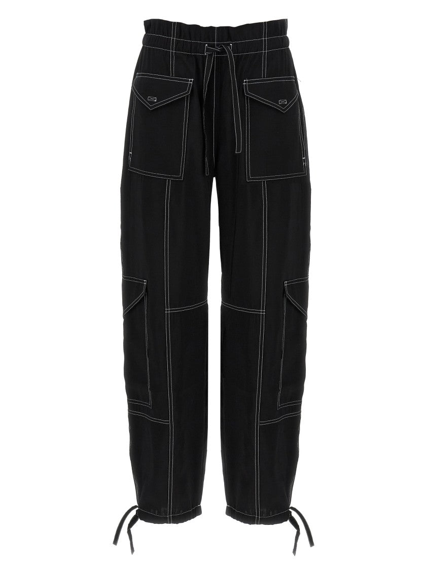 Ganni Light Slub Pocket' Pants