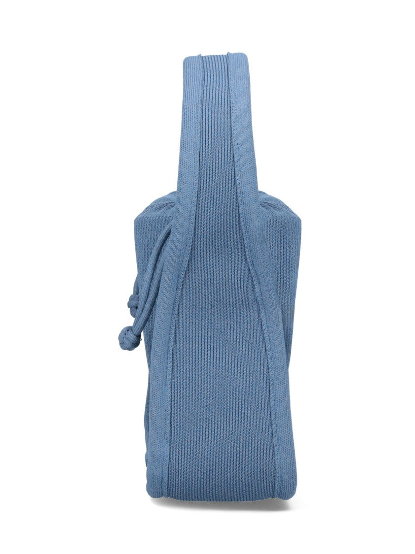 Alexander Wang "Ryan" Shoulder Bag In Blue Fabric