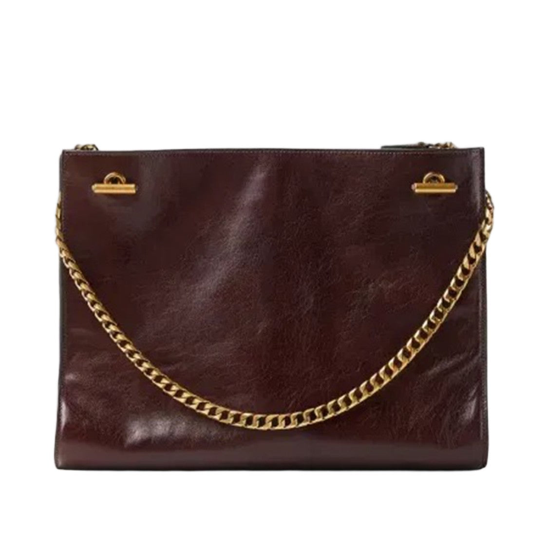 Versace Cabine Leather Shoulder Bag