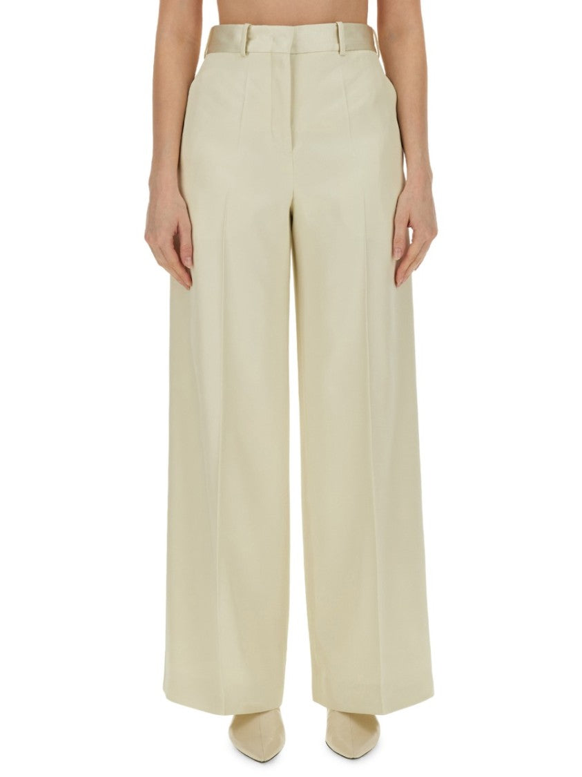 Jil Sander High-Waisted Tailored Pants With Wide Legs