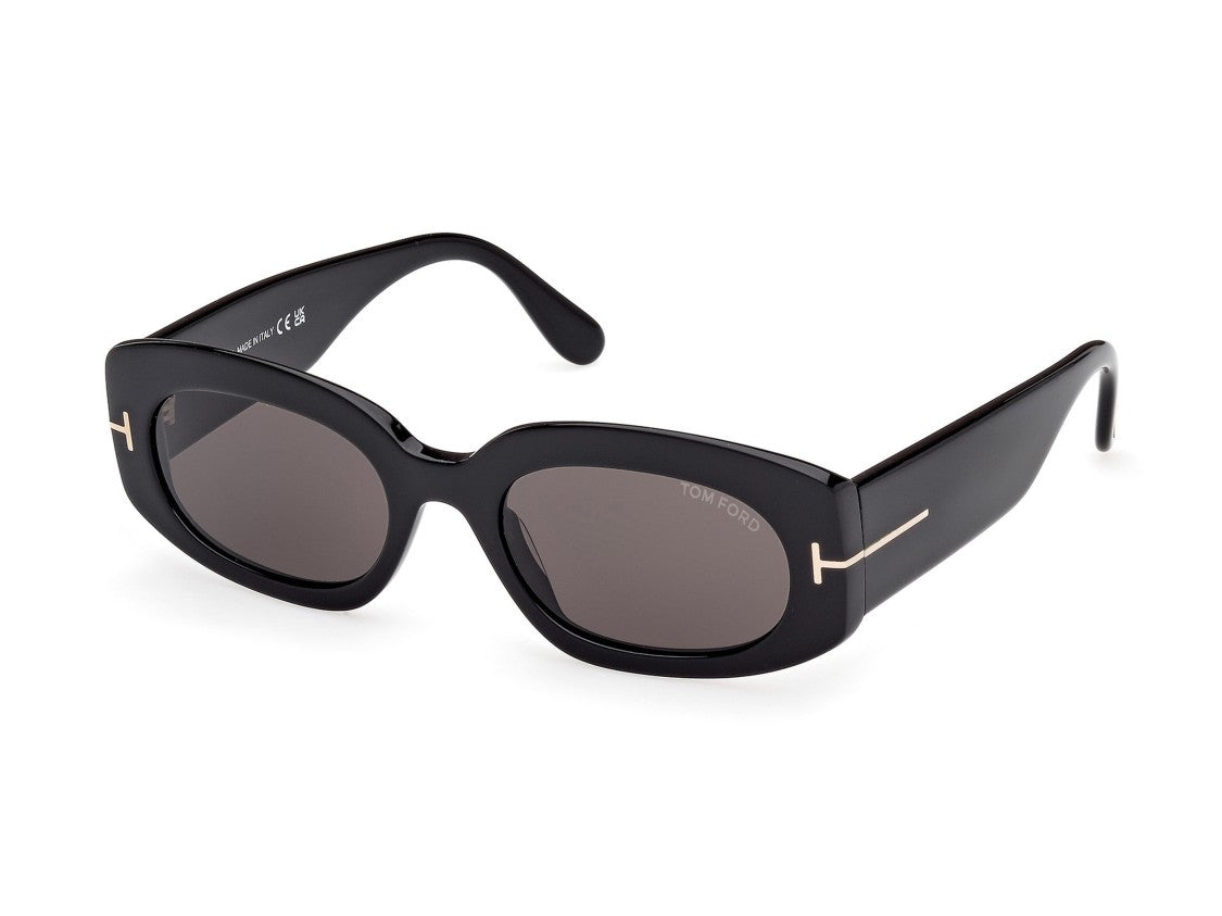 Tom Ford Gold Ft1187 Bold Oversized Square Sunglasses