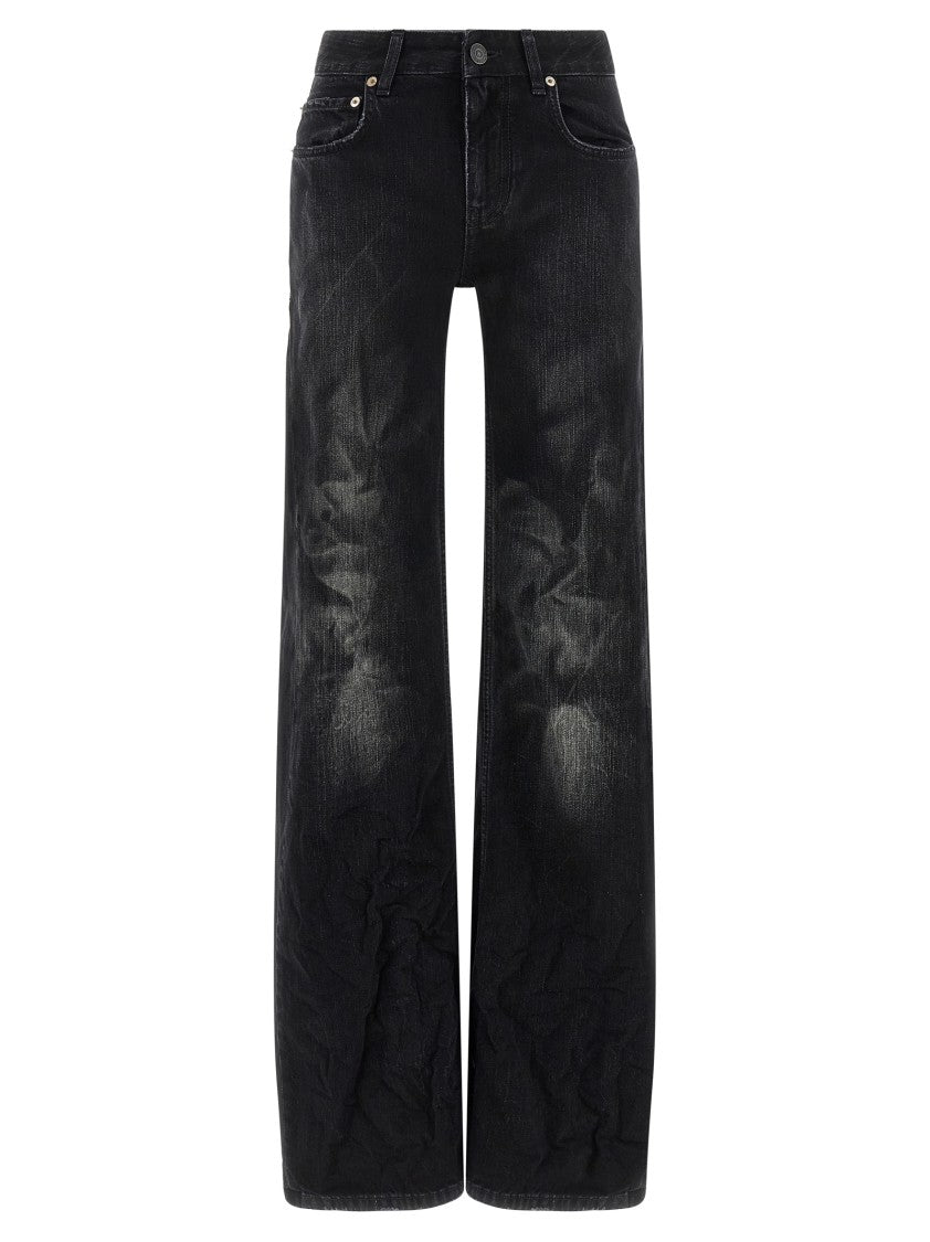 Balenciaga Wide Flared Denim Jeans