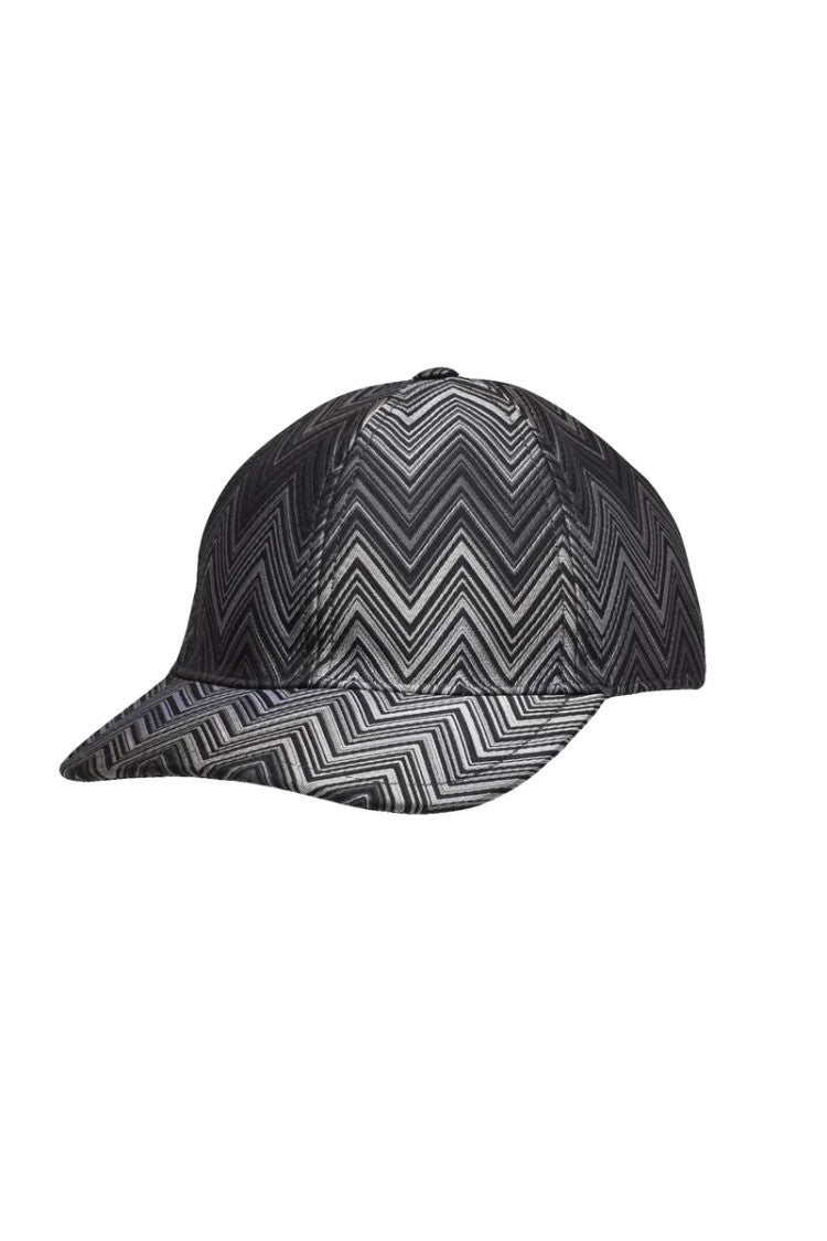 Missoni Zigzag Patterned Grey Hat