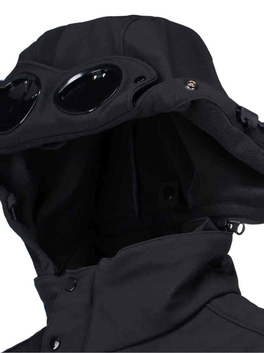 C.P. Company Mens Sleeveless Jacket With Integrated Goggles And High Collar