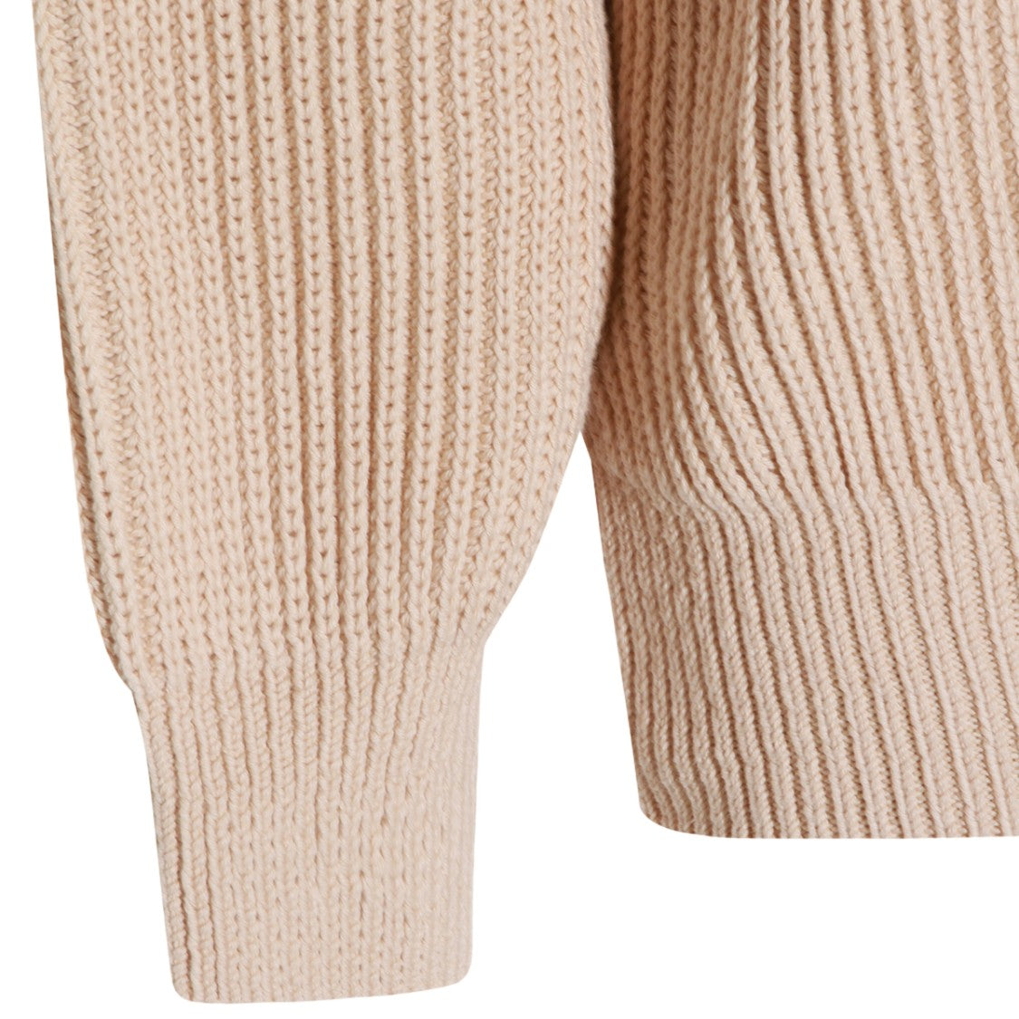 Saint Laurent Relaxed Fit Ribbed Knit Sweater