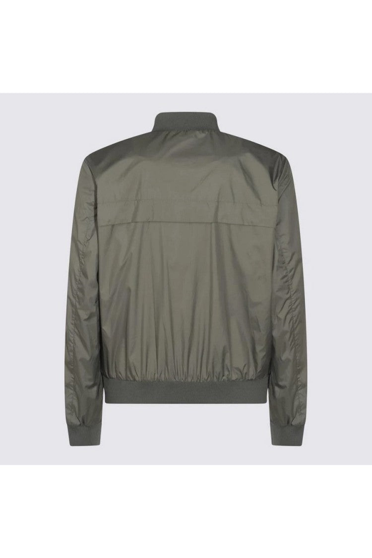 Add Multicolor Nylon Zip-Up Bomber Jacket