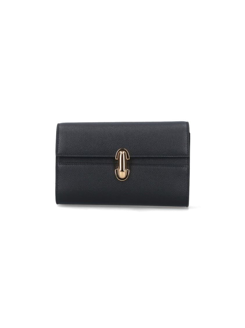 Savette Textured Hammered Calfskin Leather Mini Shoulder Bag