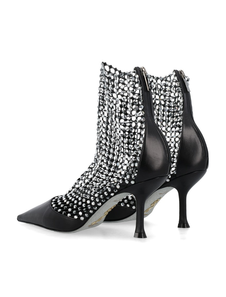 René Caovilla Decollete Sock Crystal