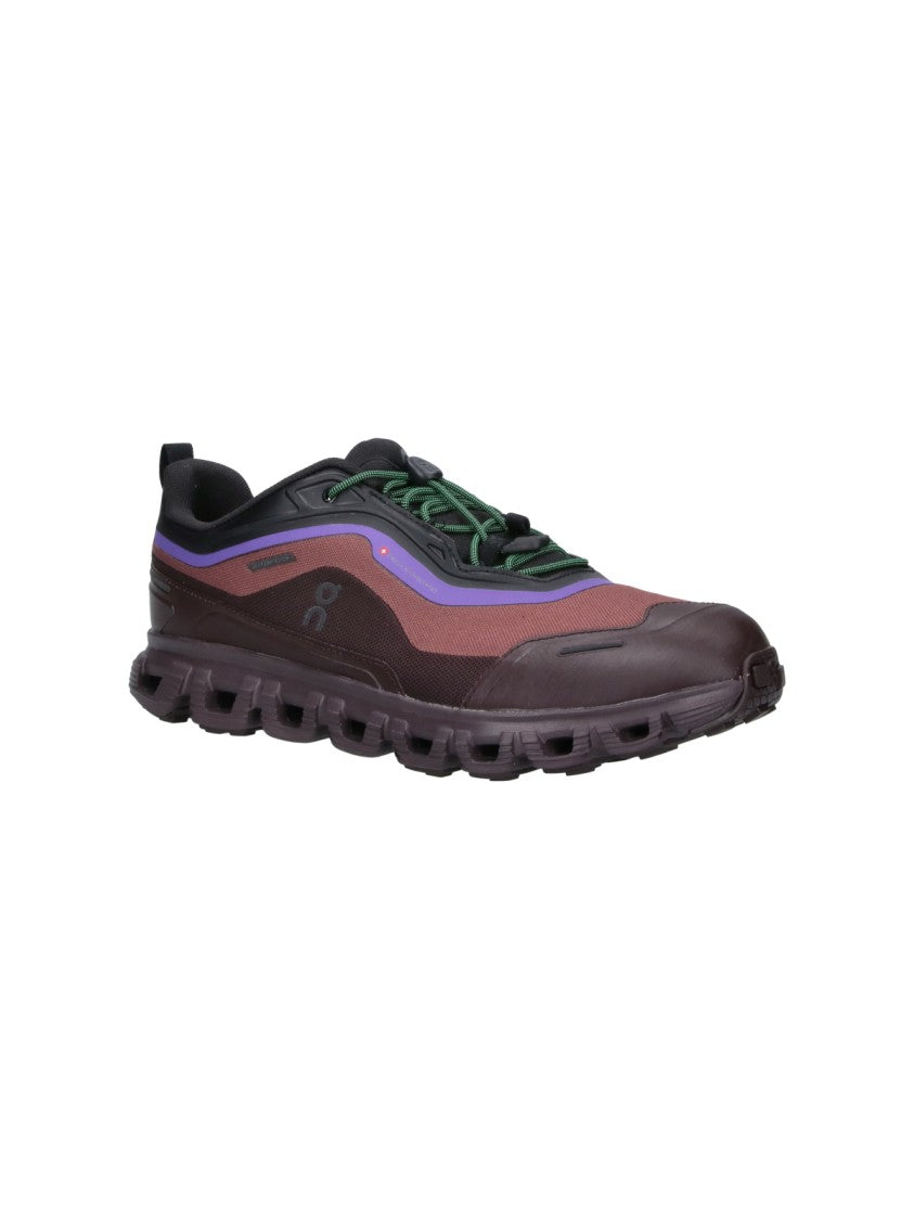 On Burgundy Cloud 6 Geo Waterproof Sneakers