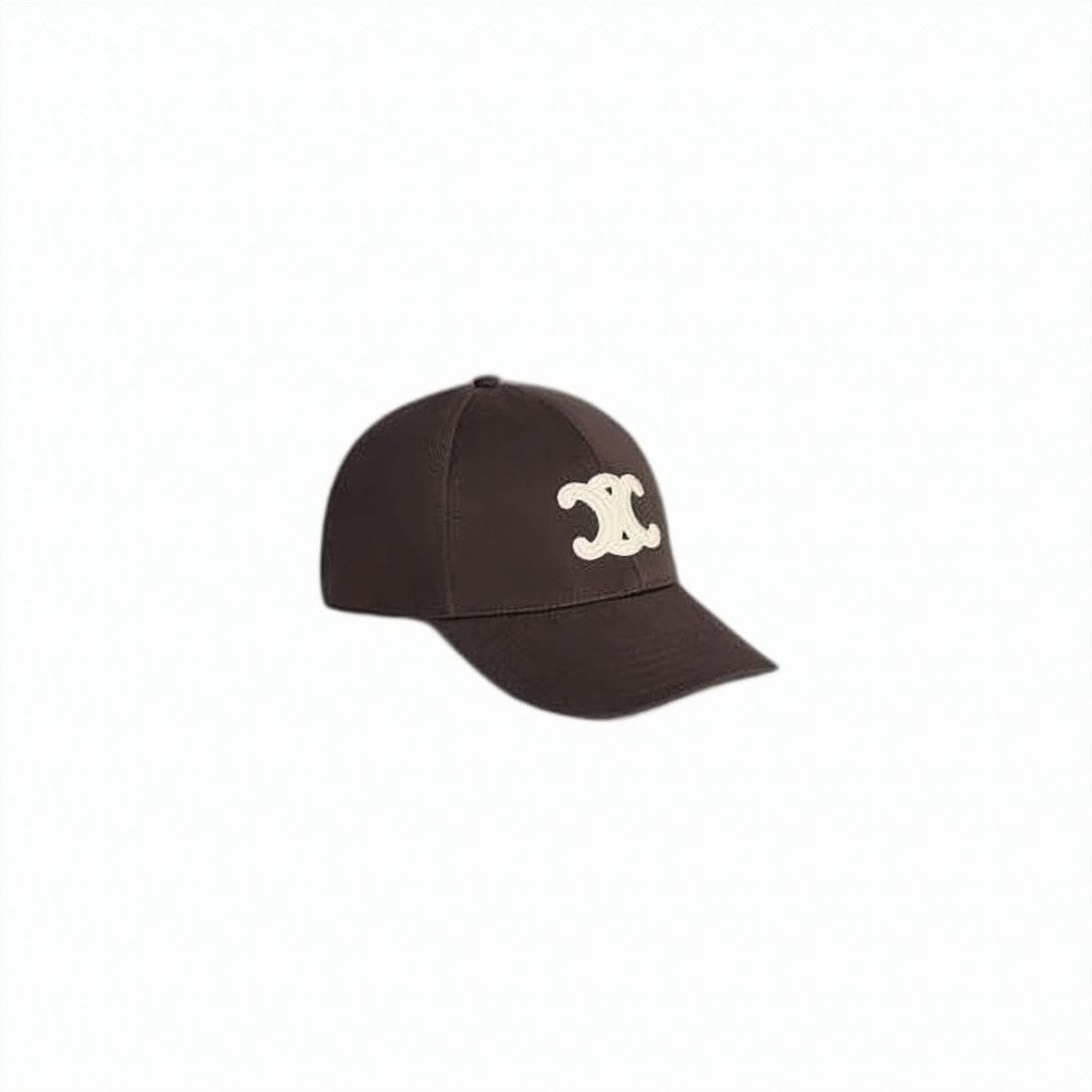 Celine Structured Black Cotton Gabardine Baseball Cap