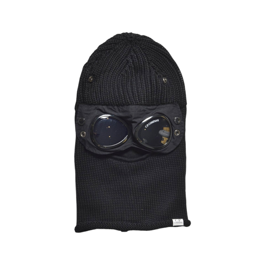 C.P. Company Knitted Balaclava With Integrated Goggles And Versatile Flap