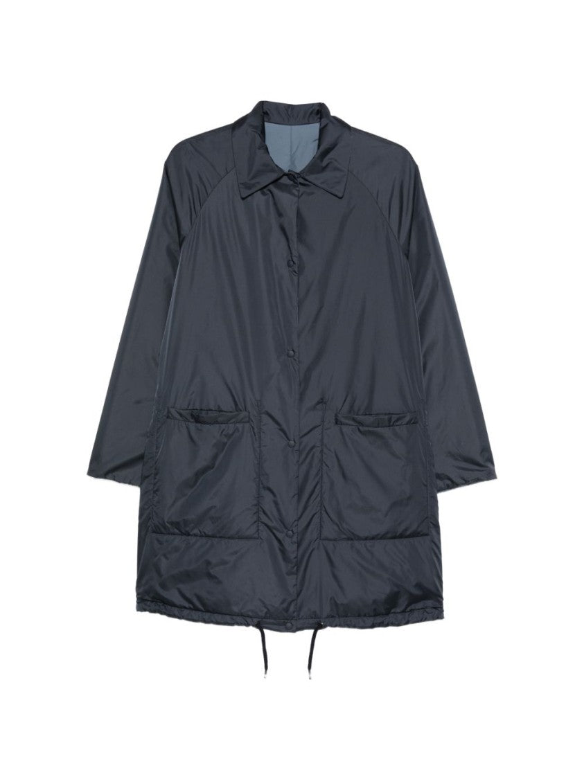 Aspesi Black Long-Sleeved Shirt With Adjustable Hem