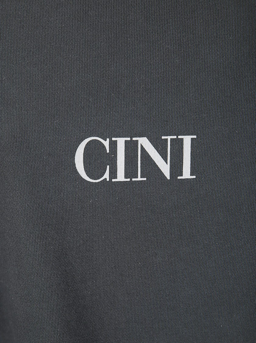 Cini Commodus Short-Sleeved Cotton Sweatshirt