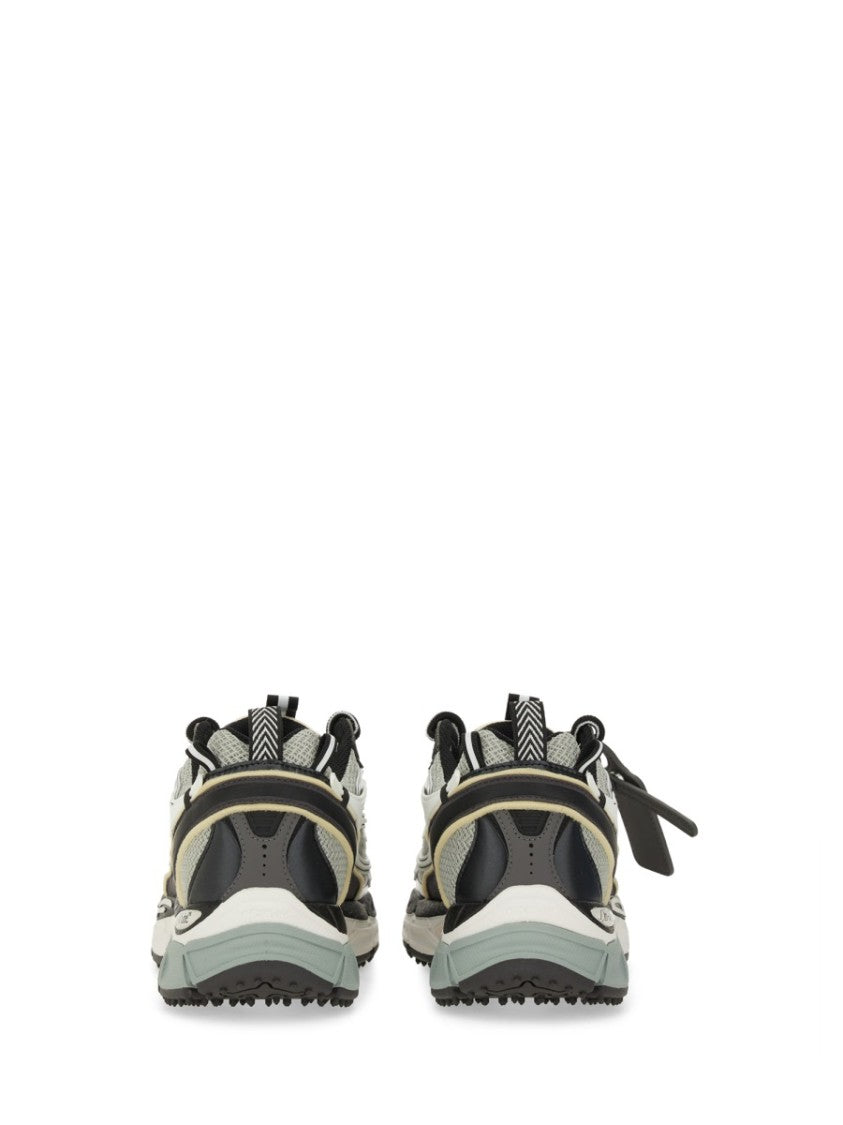 Off-White Layered Panels Mesh Chunky Sneakers