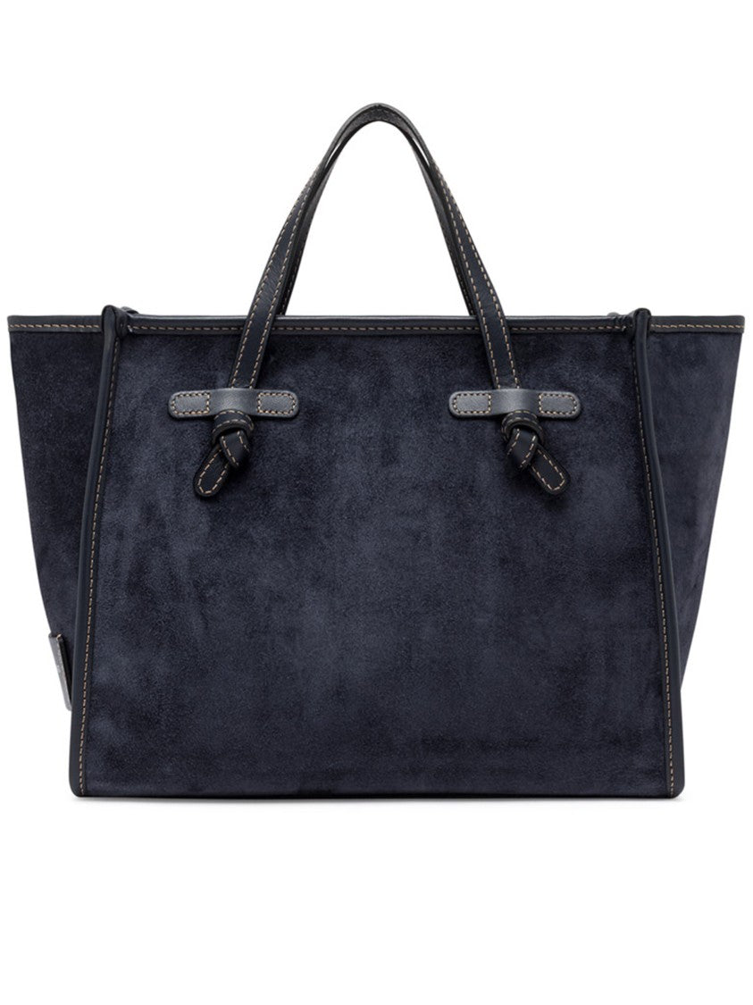 Gianni Chiarini Miss Marcella 32 Blue Suede Tote