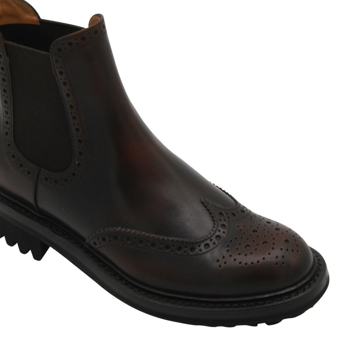 Church's Classic Chelsea Boots With Brogue Detailing