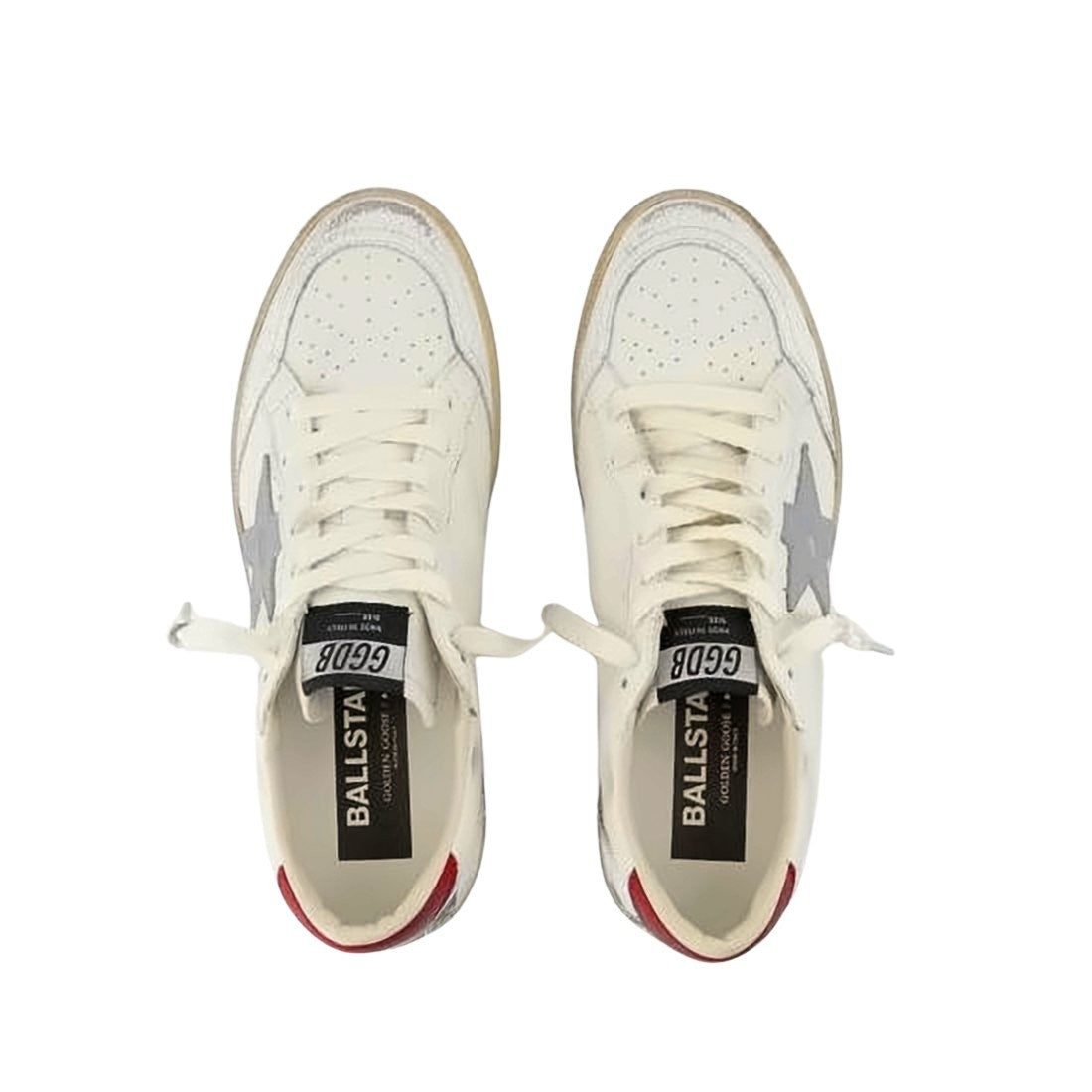 Golden Goose Vintage-Inspired Cream Napa Leather Sneakers