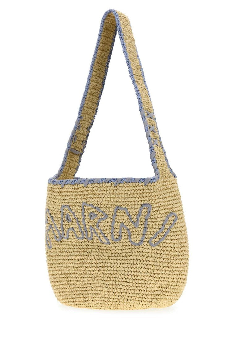 Marni Raffia Shopping Bag