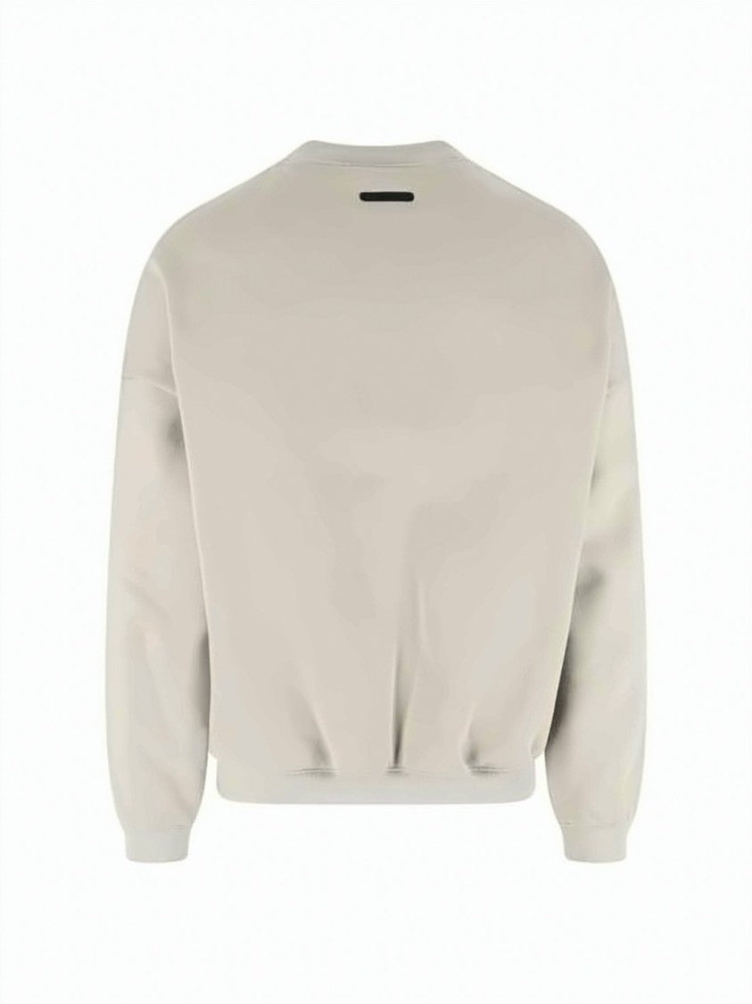 Fear Of God Relaxed Fit Cotton Sweatshirt With Ribbed Cuffs