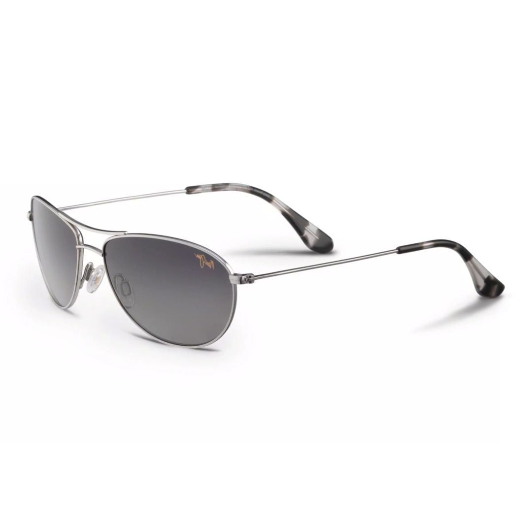 Maui Jim Baby Beach Teardrop Aviator Sunglasses With Lightweight Titanium Frame