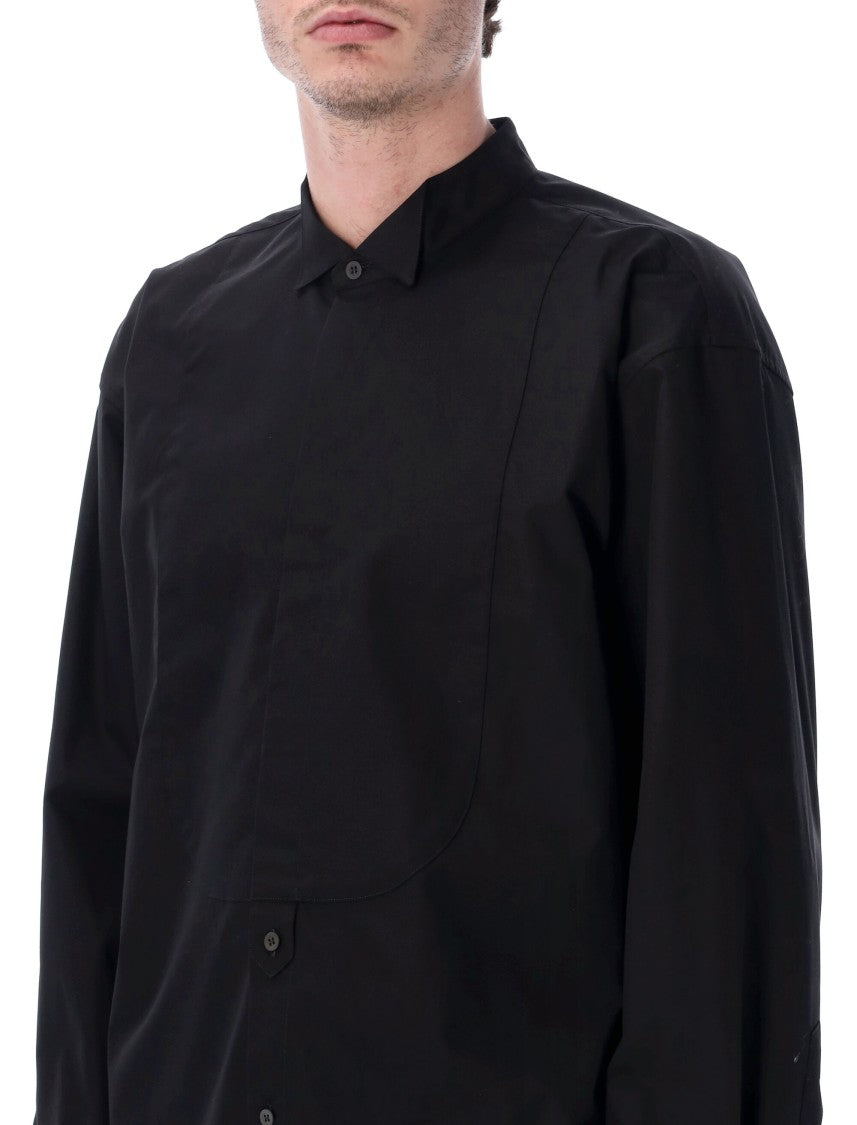 Dries Van Noten Loose-Fit Tuxedo Shirt