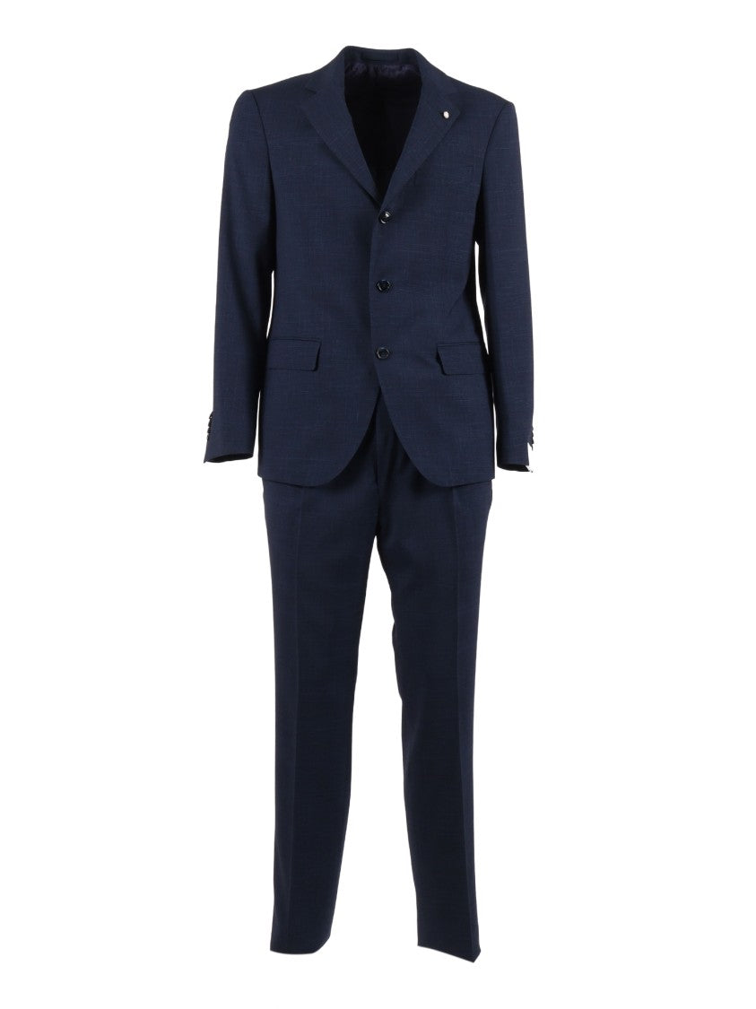 Luigi Bianchi Structured Blazer Suit