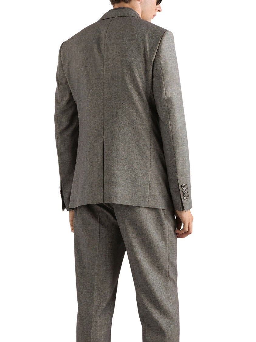 Dolce & Gabbana Relaxed Fit Straight Leg Trousers With Adjustable Drawstring