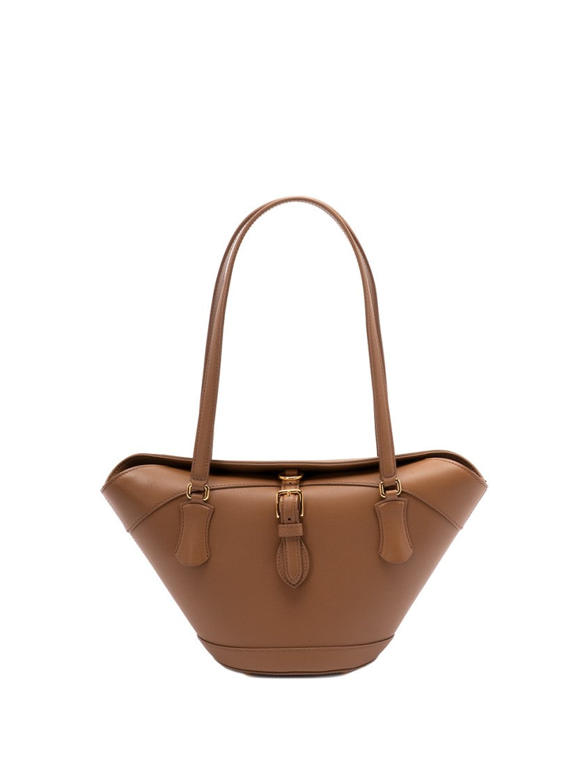 Dolce & Gabbana Structured Calf Leather Handbag
